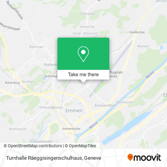 Turnhalle Räeggisingenschulhaus map