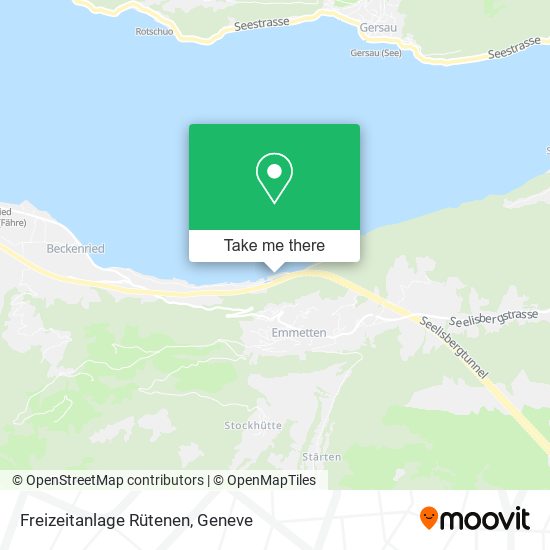 Freizeitanlage Rütenen map