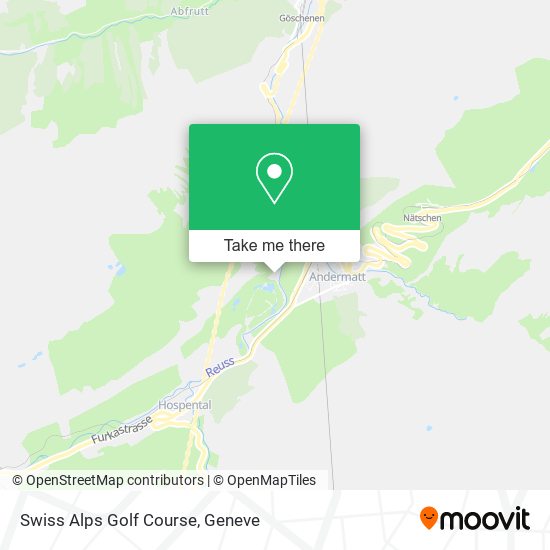 Swiss Alps Golf Course map