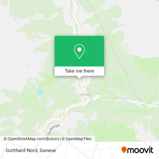 Gotthard Nord map