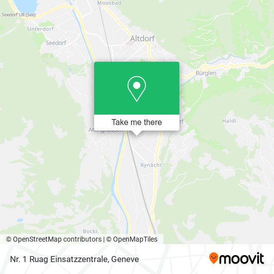 Nr. 1 Ruag Einsatzzentrale map