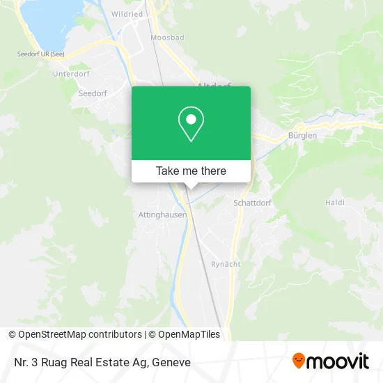 Nr. 3 Ruag Real Estate Ag map