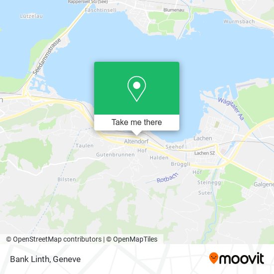 Bank Linth map