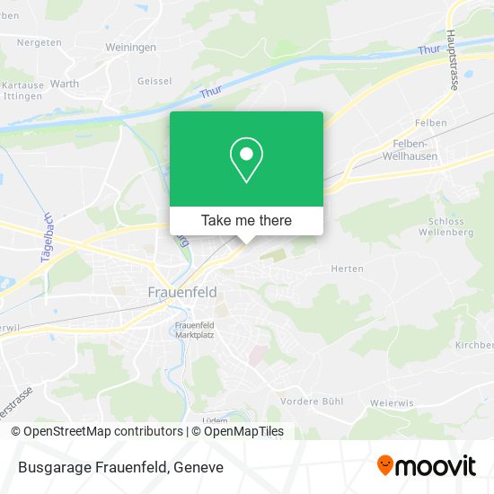 Busgarage Frauenfeld map