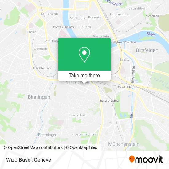 Wizo Basel map