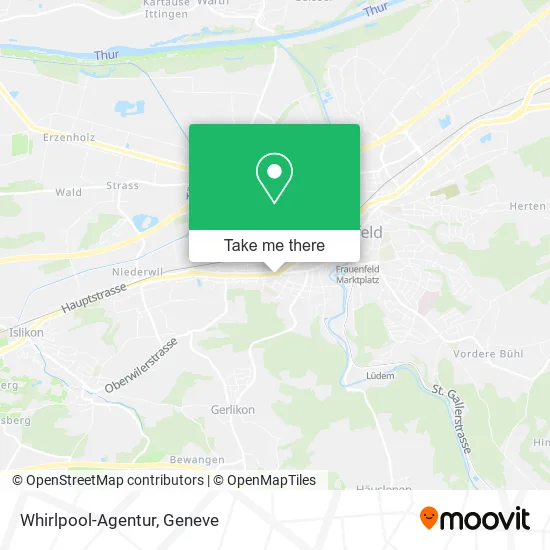 Whirlpool-Agentur map
