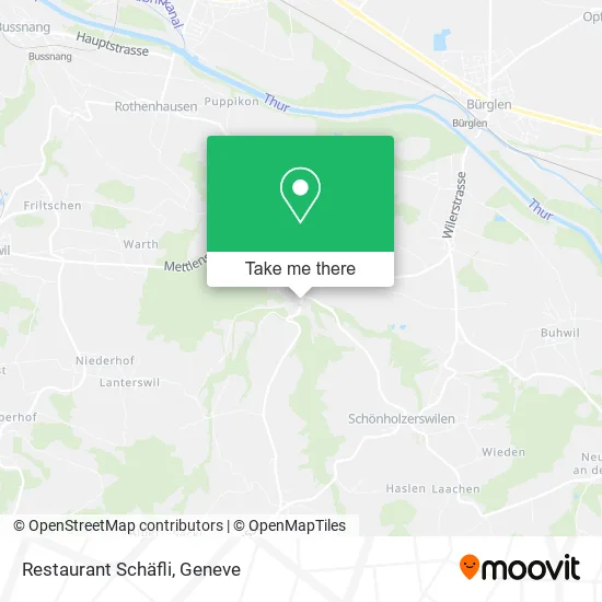 Restaurant Schäfli map