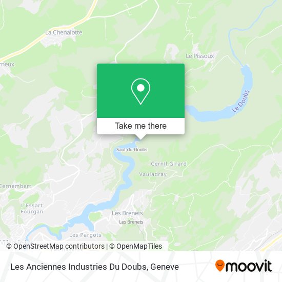 Les Anciennes Industries Du Doubs map