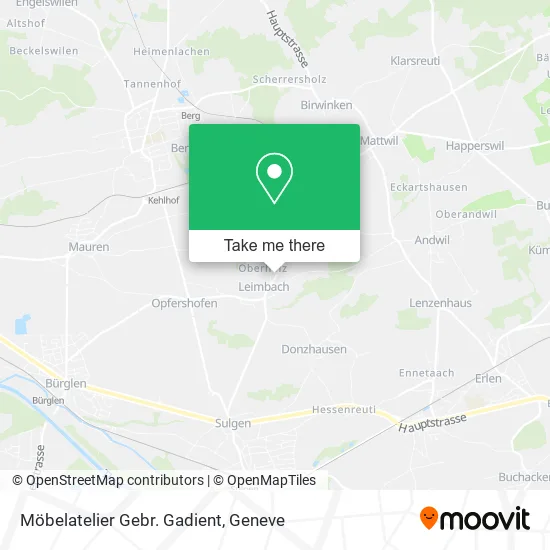 Möbelatelier Gebr. Gadient map