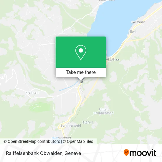 Raiffeisenbank Obwalden map