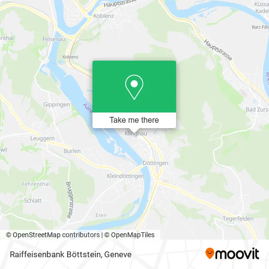 Raiffeisenbank Böttstein map