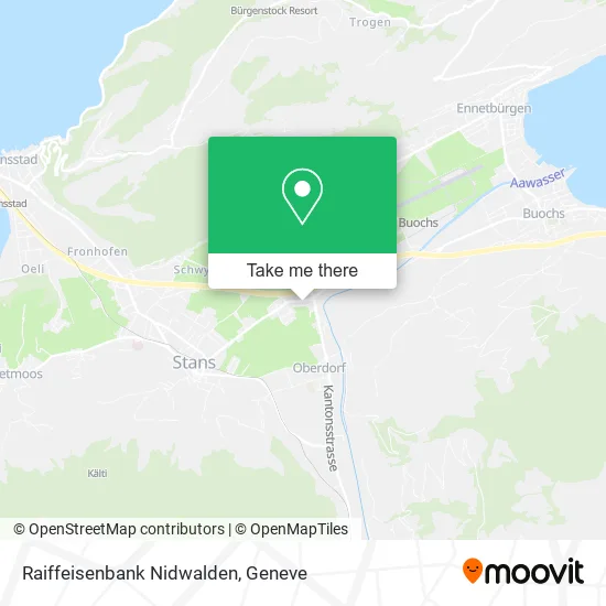 Raiffeisenbank Nidwalden map