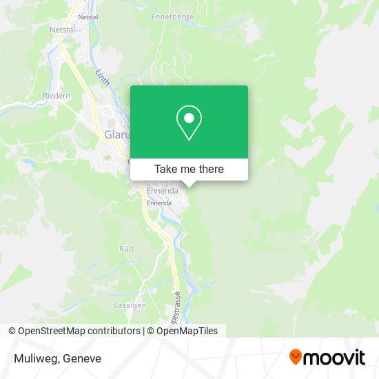 Muliweg map