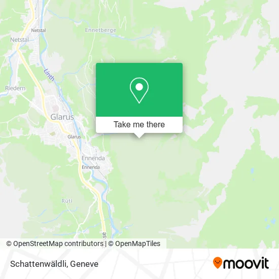 Schattenwäldli map