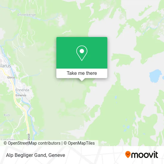 Alp Begliger Gand map
