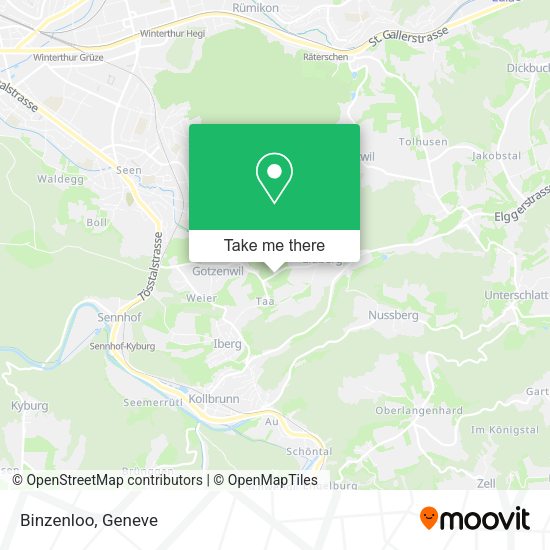 Binzenloo map