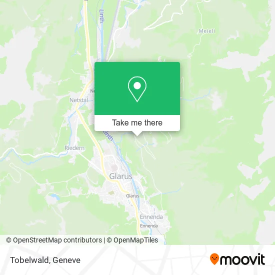 Tobelwald map