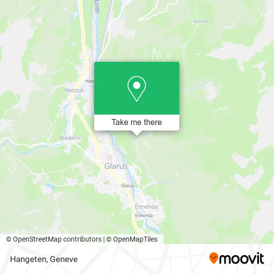 Hangeten map