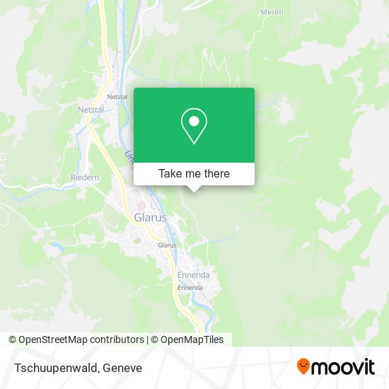 Tschuupenwald map