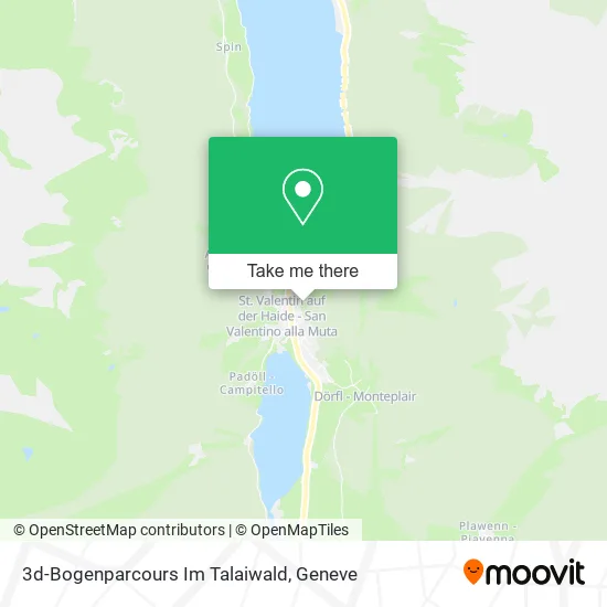 3d-Bogenparcours Im Talaiwald plan