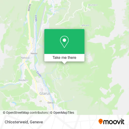 Chlosterweid map