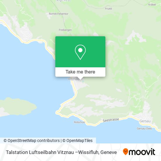 Talstation Luftseilbahn Vitznau –Wissifluh map