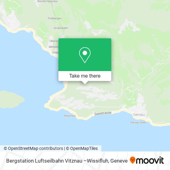 Bergstation Luftseilbahn Vitznau –Wissifluh map
