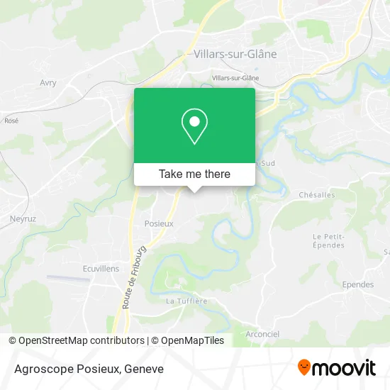 Agroscope Posieux map