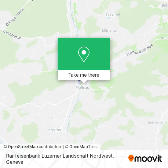 Raiffeisenbank Luzerner Landschaft Nordwest map