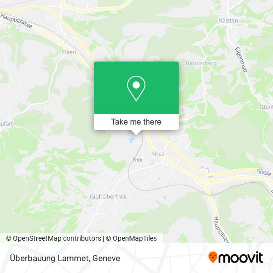 Überbauung Lammet map
