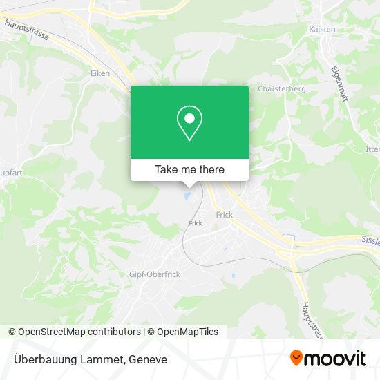 Überbauung Lammet map