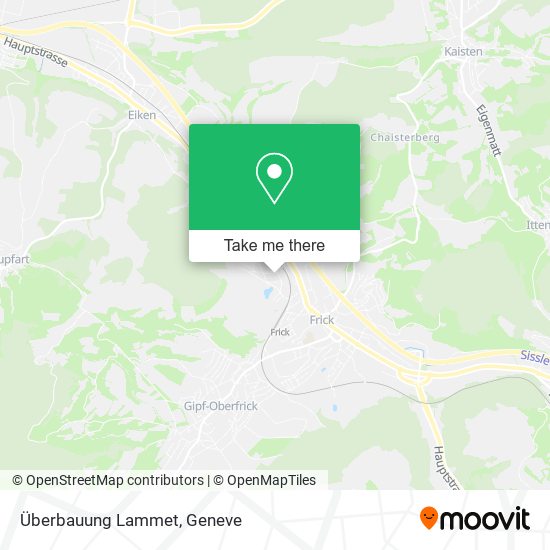 Überbauung Lammet map