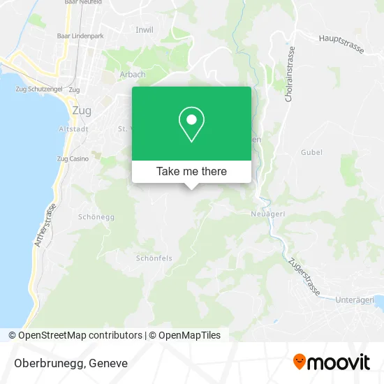 Oberbrunegg map