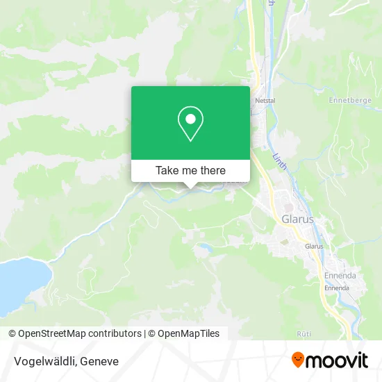 Vogelwäldli map