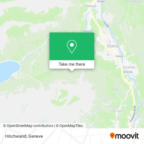 Höchwand map