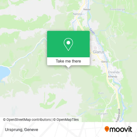 Ursprung map