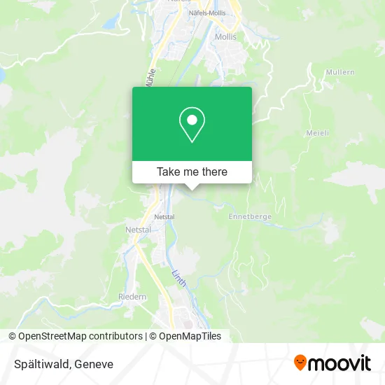 Spältiwald map