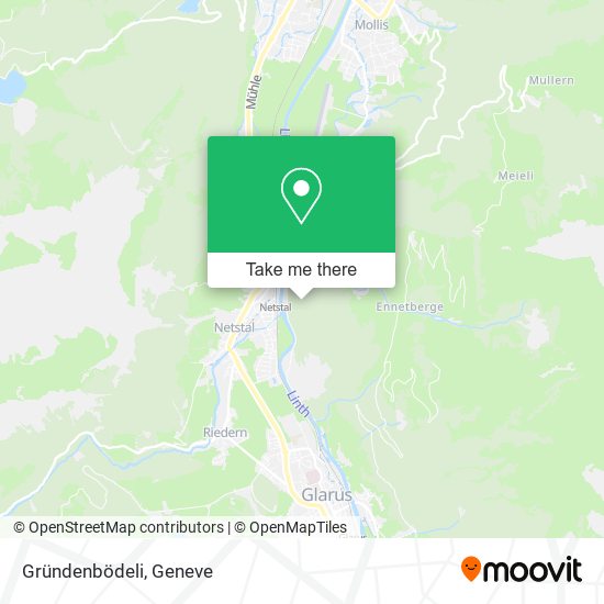 Gründenbödeli map