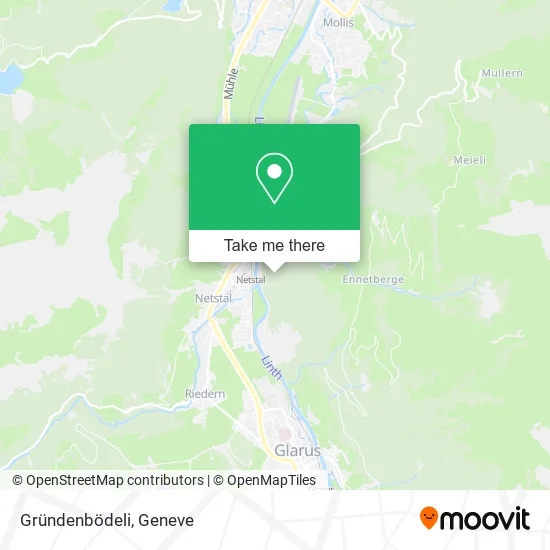 Gründenbödeli map