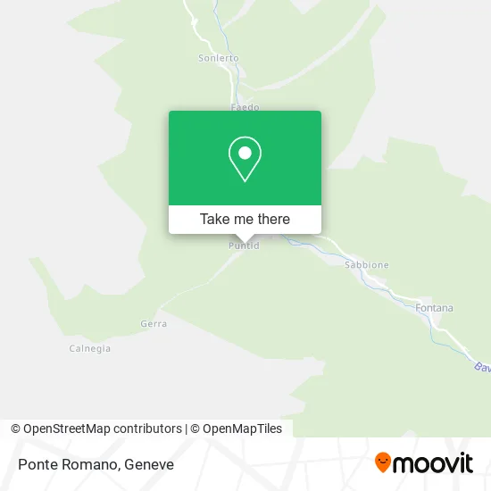 Ponte Romano map
