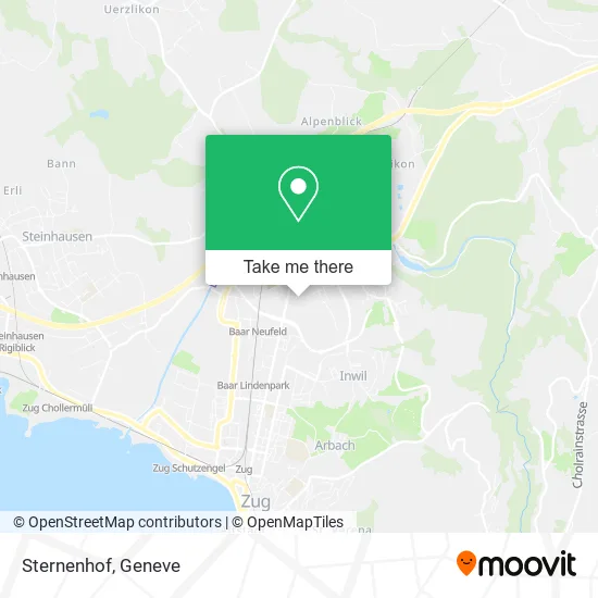 Sternenhof map
