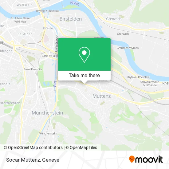 Socar Muttenz map