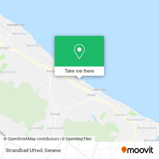 Strandbad Uttwil map