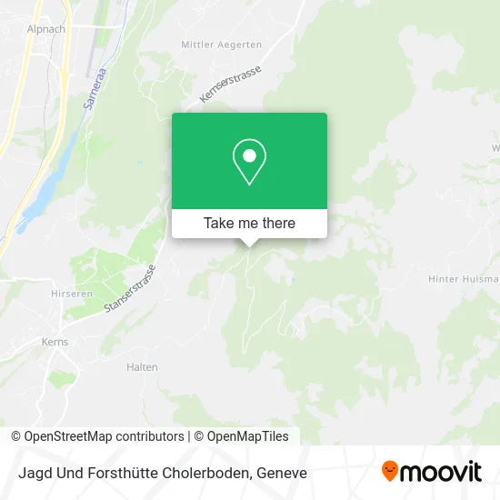 Jagd Und Forsthütte Cholerboden map
