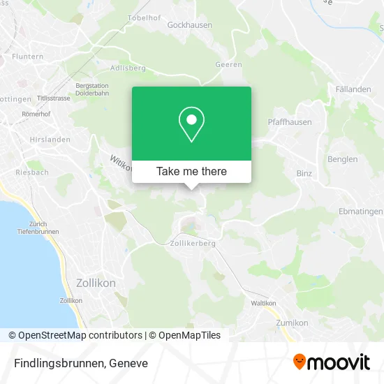 Findlingsbrunnen map