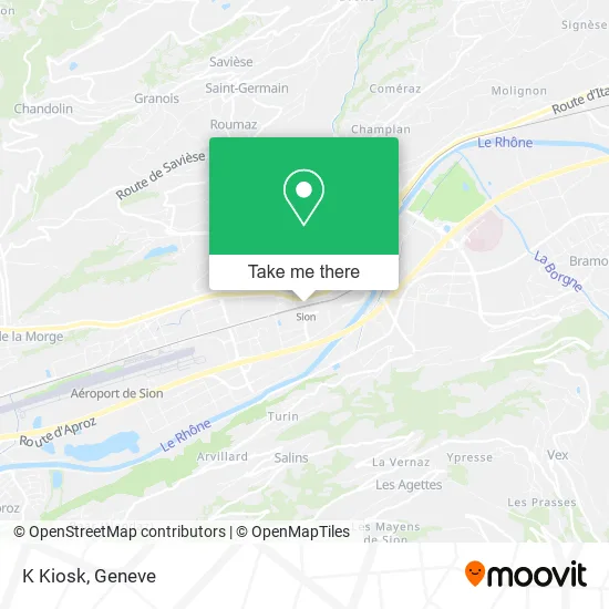 K Kiosk map