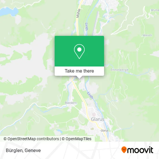 Bürglen map