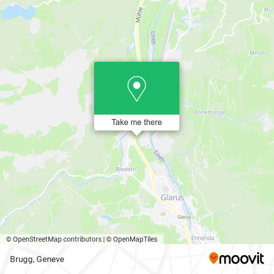 Brugg map