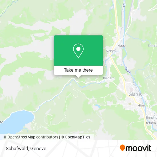 Schafwald map