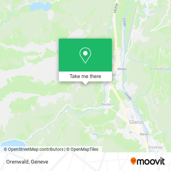 Orenwald map